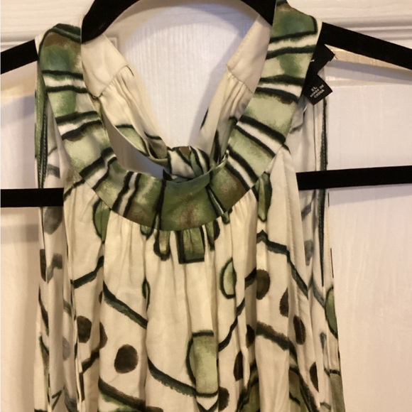 MSK Green and Ivory Maxi Dress - Picture 3 of 5